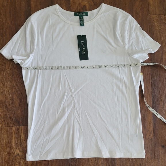 Ralph Lauren classic cotton crewneck tshirt Women's XL - Picture 6 of 7